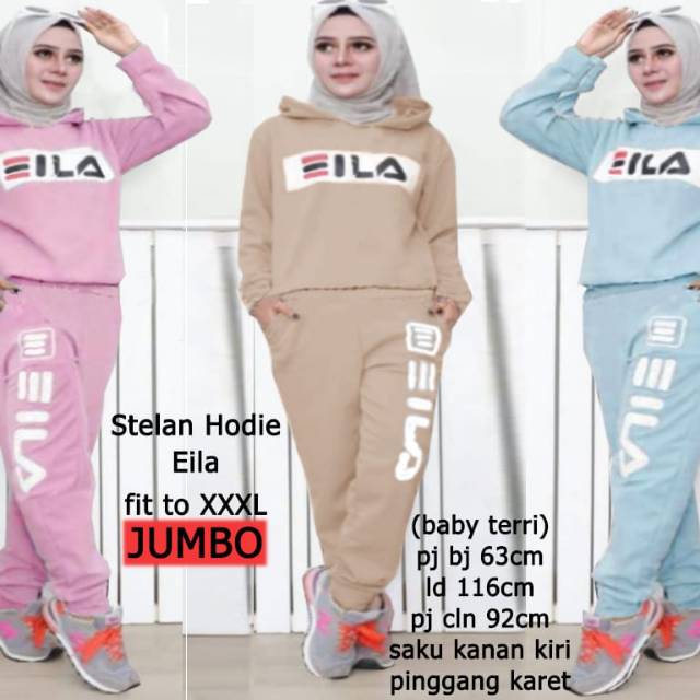 CTN Baju Setelan training EILA jumbo Best seller