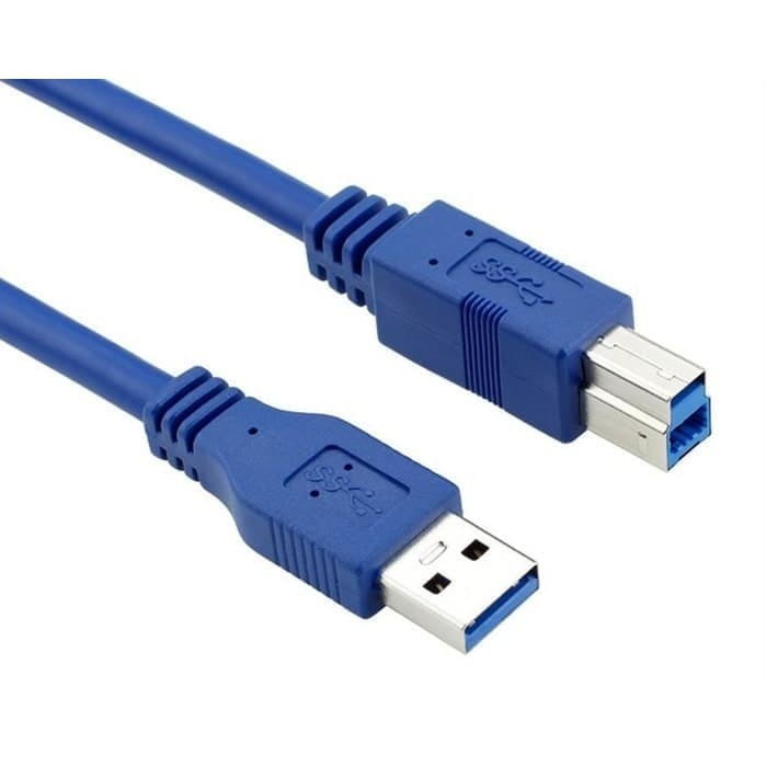 Cable Usb-A to Usb-B 3.0 nyk 1.5m 5Gbps for printer enclosure docking blu ray etc - Kabel Usb3.0 Am-Bm 1.5 meter