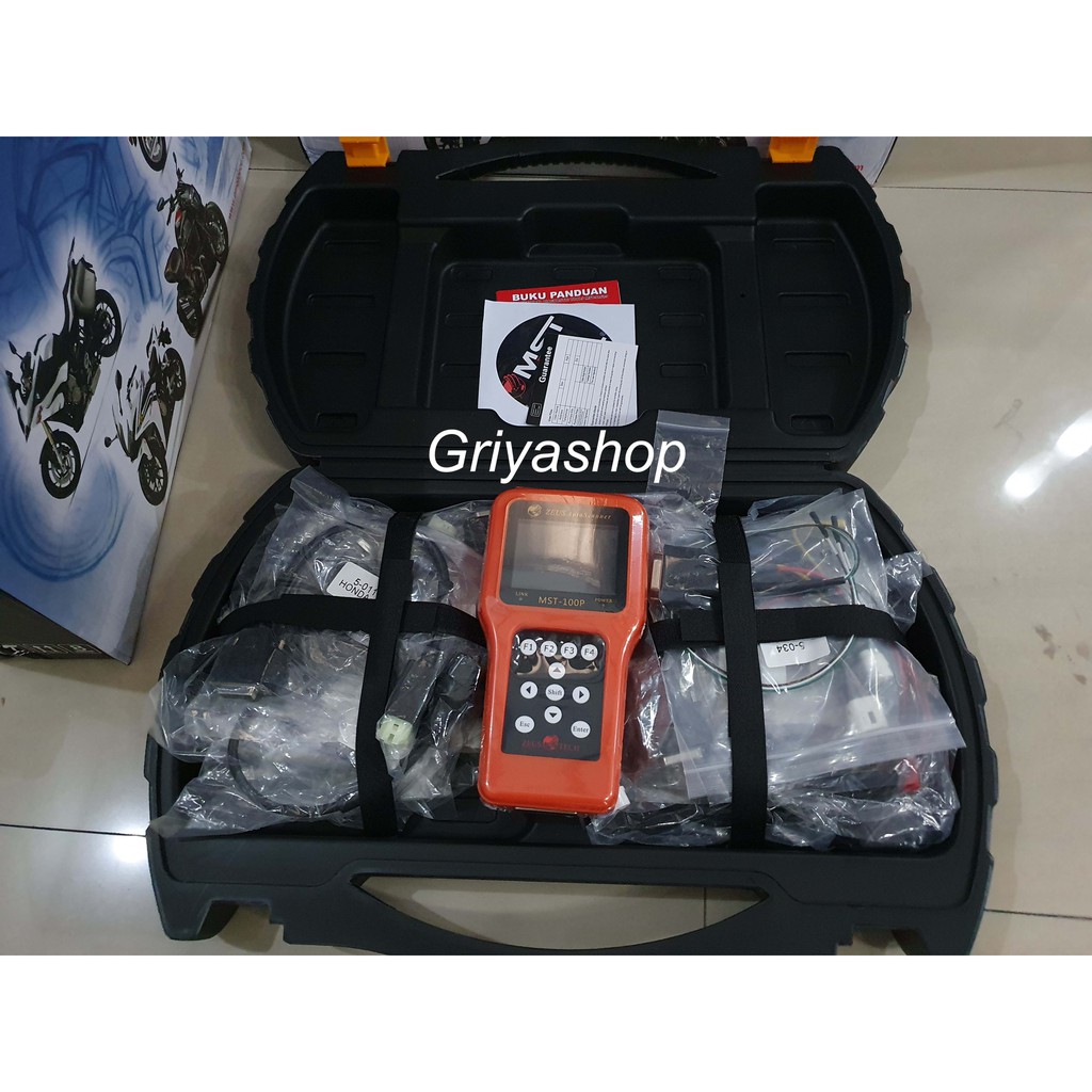 Scanner Motor Zeus MST-100P 12 in 1 (plus kawasaki) , Bahasa Indonesia
