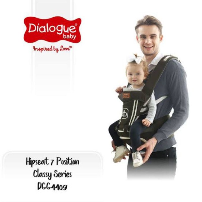 DIALOGUE HIPSEAT CLASSY SERIES DGG4409/gendongan bayi 7 posisi