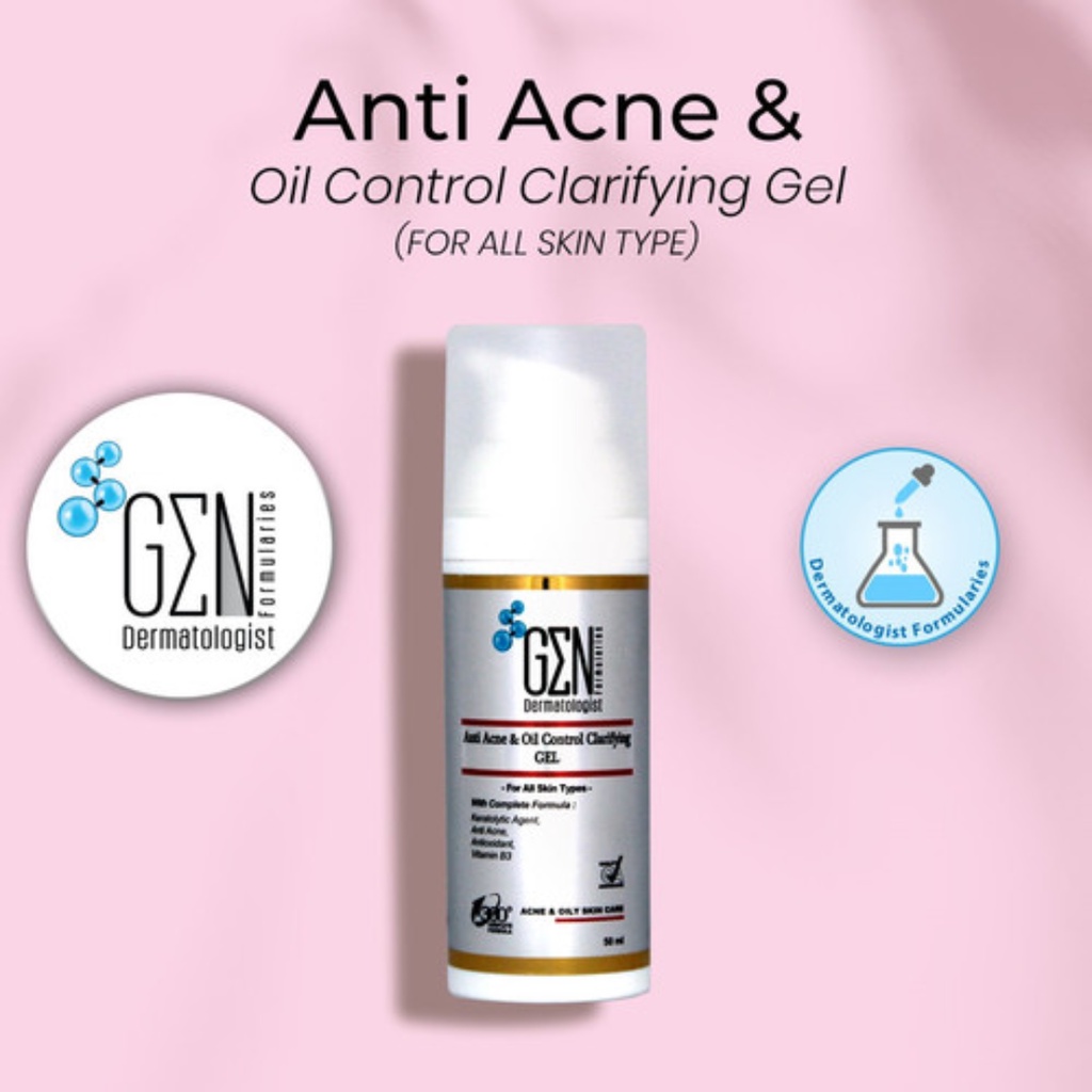 GEN Anti Acne &amp; Oil Control Clarifying GEL 50 ml