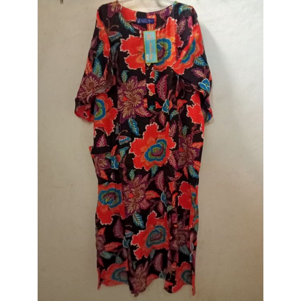 Daster kencono ungu jumbo ukuran L3