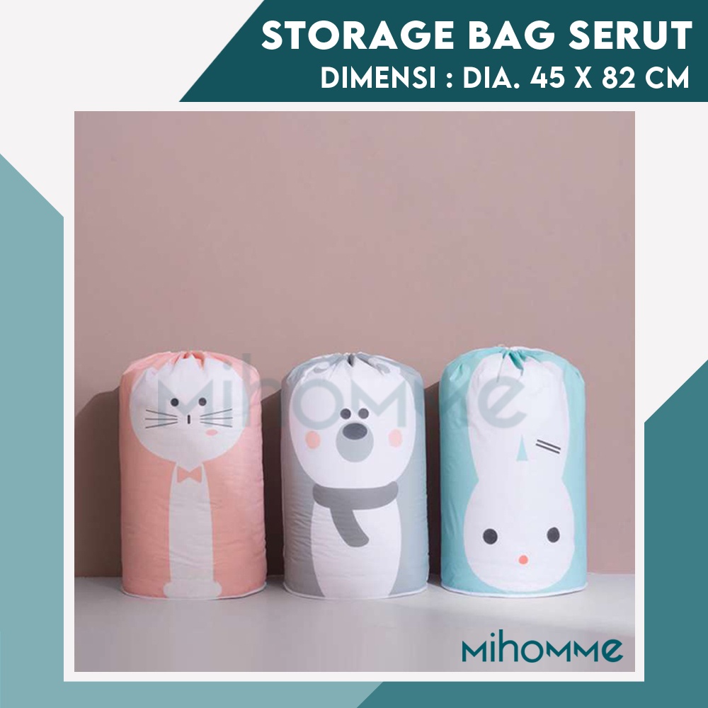 Storage Bag Organizer Quilt Cloth Tempat Penyimpanan Bedcover Selimut