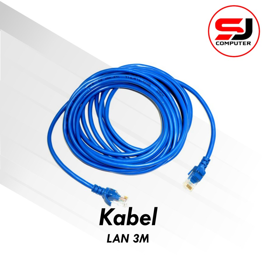 Kabel LAN 3m Cat5E Cat5 Cat 5 UTP 3 m Cable 3 meter