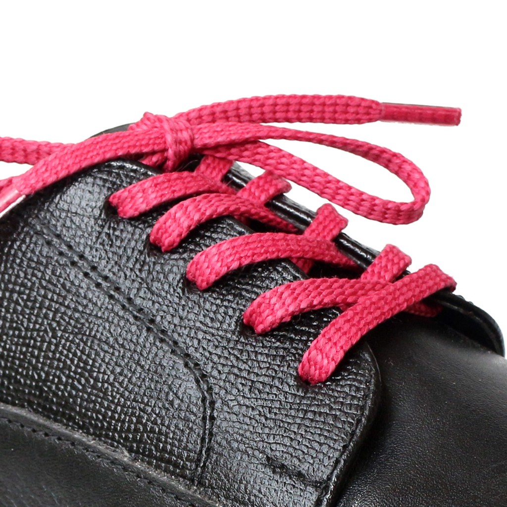 MR Shoelaces TH22 Sakura (Merah Muda) Tali Sepatu Lilin Gepeng Thin 3-4mm (Waxed Laces) 50cm 80cm 120cm 150cm Pink