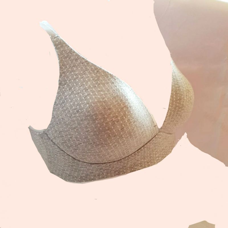 Bra wanita | BH WANITA  pakaian dalam wanita busa bermotif bintik-bintik Warna Nude cantik 6528 s1