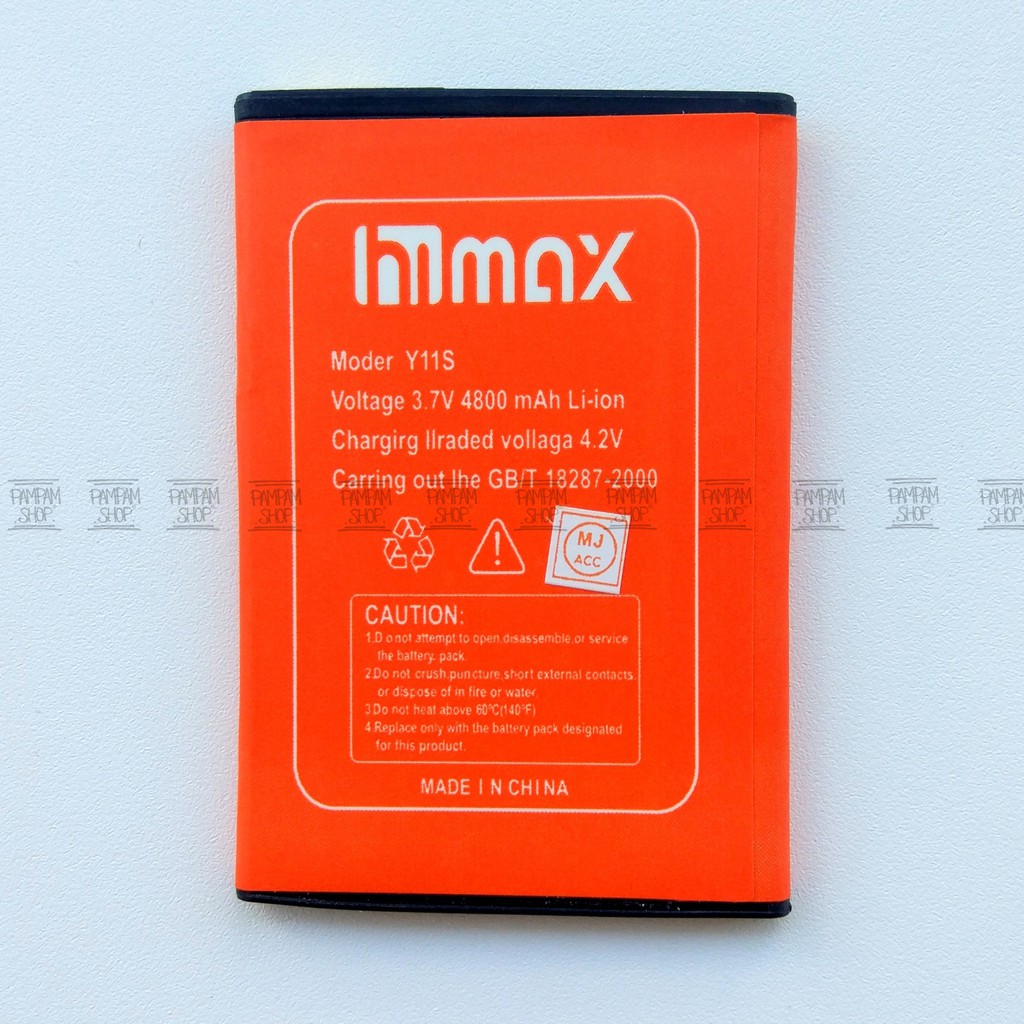 Baterai Himax Y11S Quad Core Original Double Power Batre Batrai Battery HP