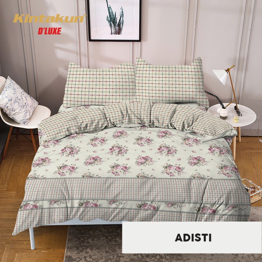 RC Kintakun Bedcover Set Seprai/Sprei King Size 180x200 New Motif Asrinala Indira Arunika Candramawa