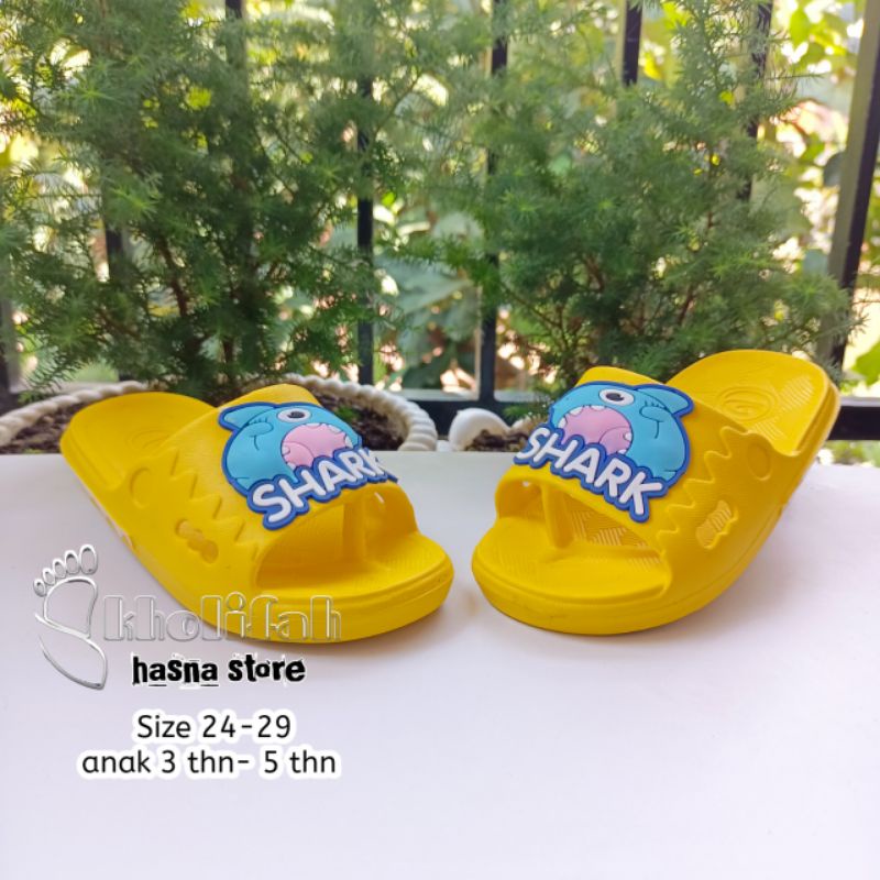 Sandal Anak Hiu Shark Dua Nyawa Jepit Slop Terbaru Dulux 306D-SH