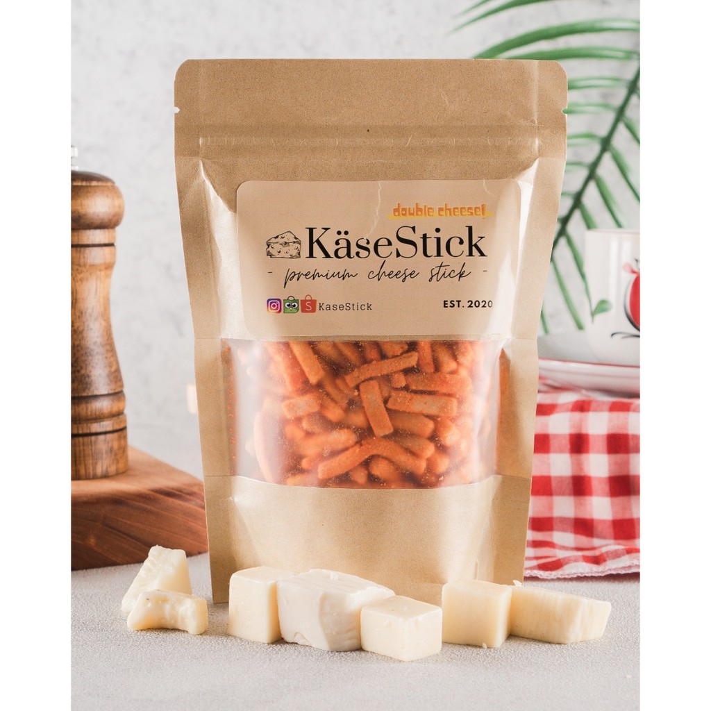 

Cemilan Premium Cheese Stick / Stik Keju KaseStick 125gr DOUBLE CHEESE