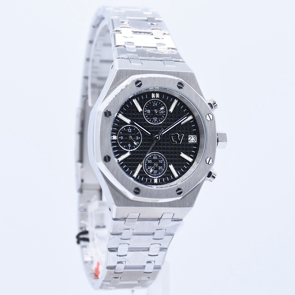 Jam Tangan Pria Christ Verra CV C 10813L-11 BLK Original