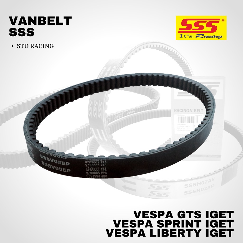 Vbelt Vanbelt SSS RACING Vespa GTS IGET Sprint iget liberty PRIMAVERA S150 LX150 3V