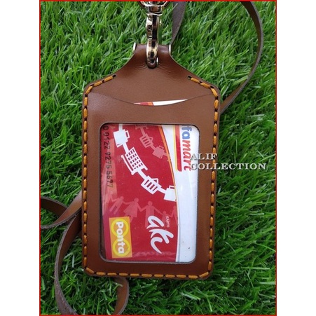 

iD card holder kulit asli name tag kulit asli