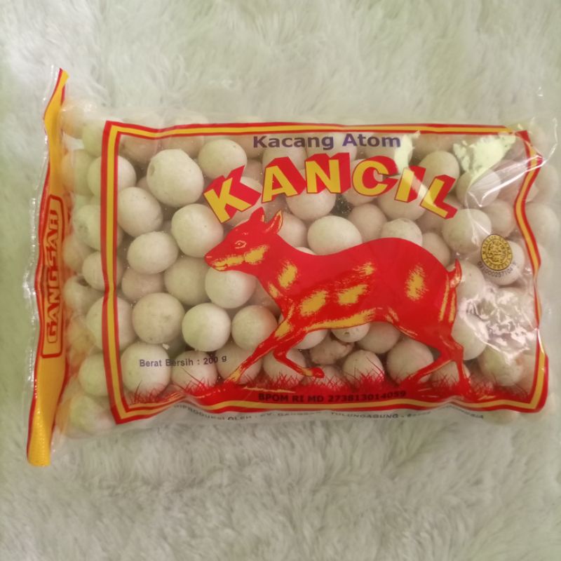 

camilan garing dan renyah Gangsar kacang atom cap kancil 200 gram