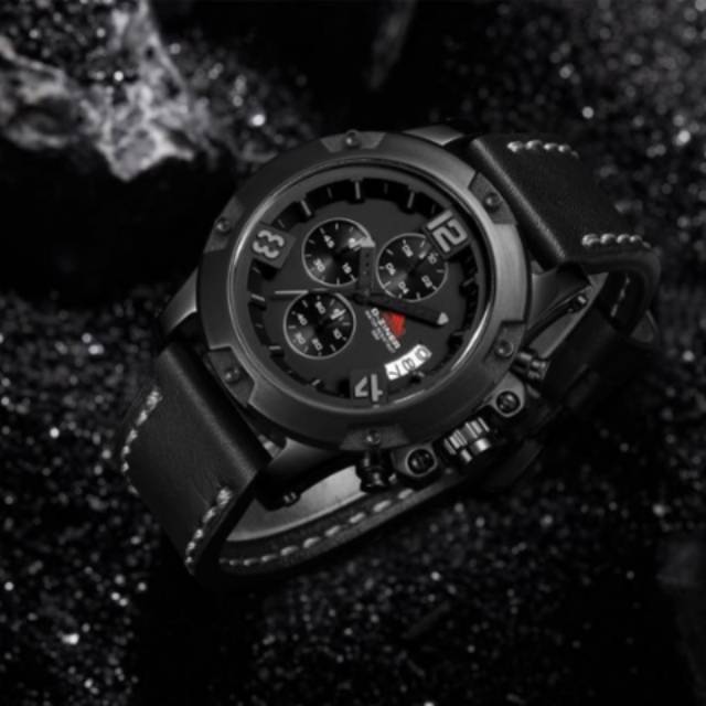 JAM TANGAN PRIA DZINER 9037 DUAL ANALOG CHRONO AKTIVE KEREN,*