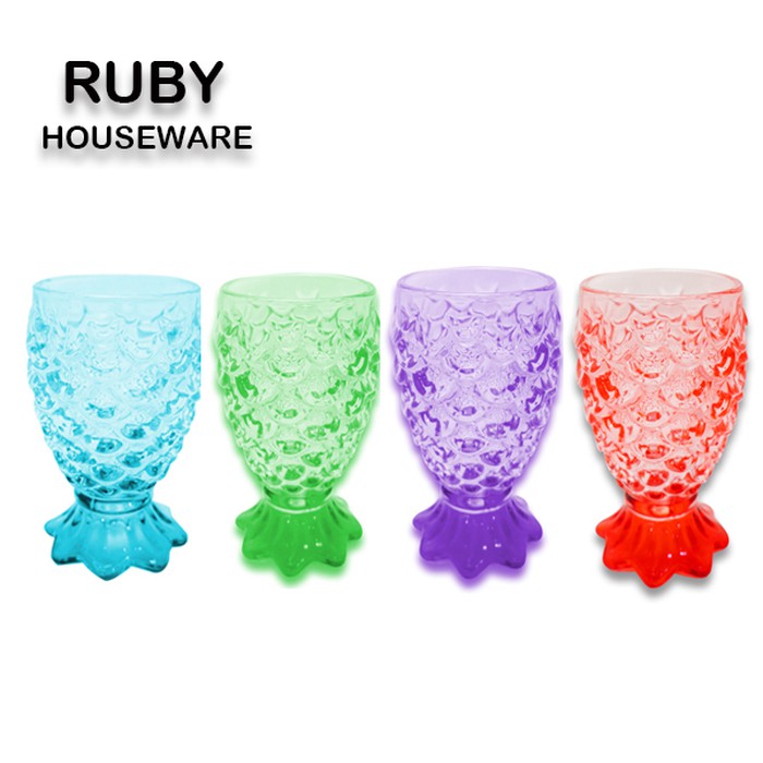 Gelas Kaca Ruby RB-545 Gelas Nanas - Full Warna