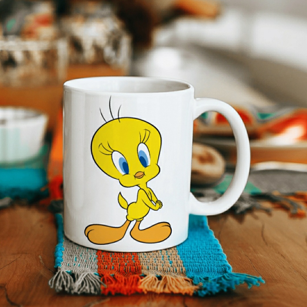 mug custom lucu tweety manja
