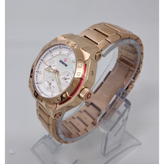 Expedition E 6385 Rose Gold Jam Tangan Wanita Original