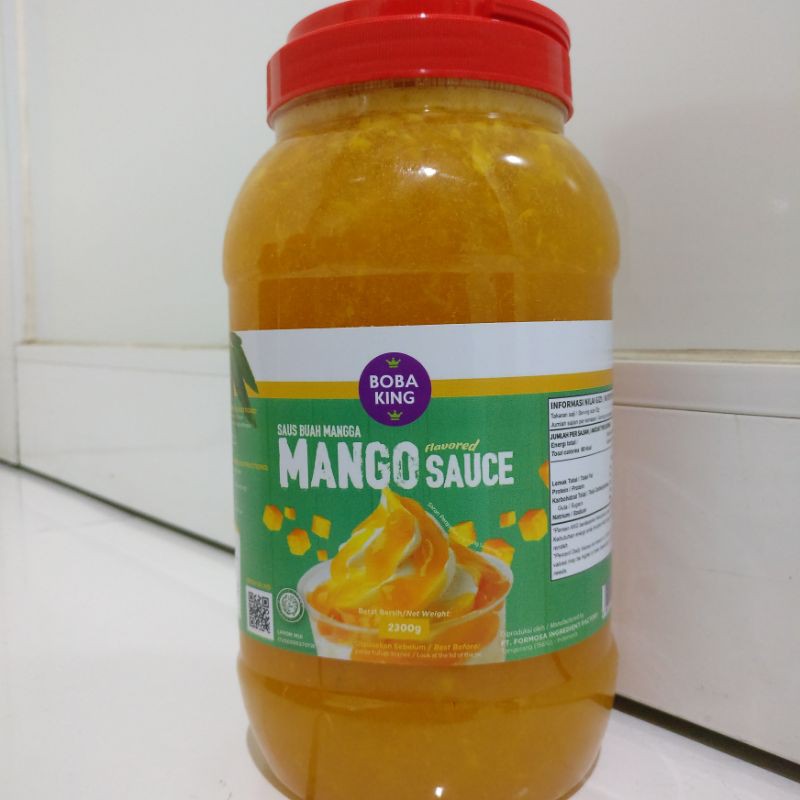 

Mango Jam / Selai Mangga / Mango Sauce Merk Boba King 2,3Kg