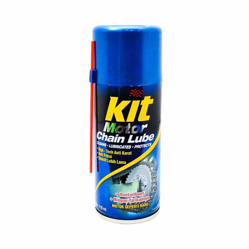 KIT CHAIN LUBE Aerosol 110 ml Oli Pelumas Rantai Murah Kualitas Original Kit Rantai