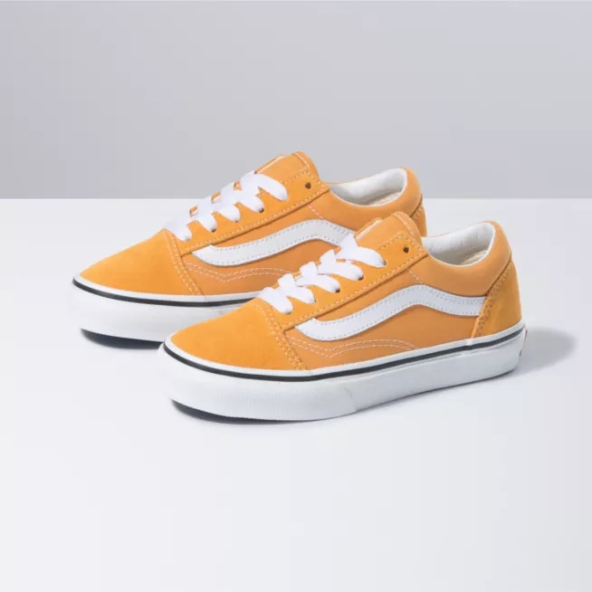 NEW Sepatu Anak Vans Oldskool Sepatu Sneakers Murah Sepatu Pria Wanita Yellow