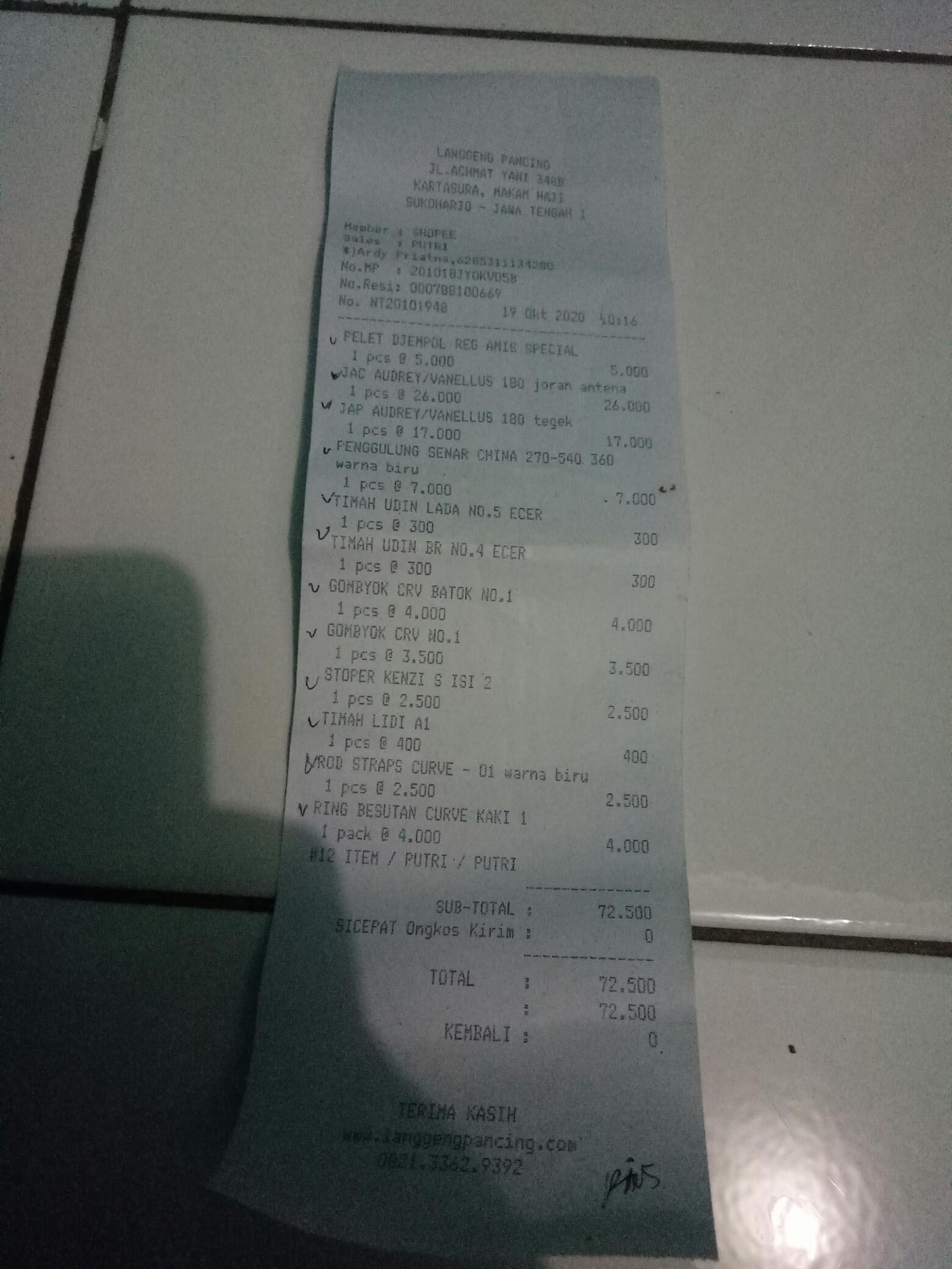 Timah Lidi 30 – 40mm