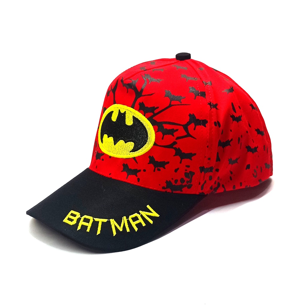 Topi Anak  Baseball Logo BATMAN Bordir Terbaru