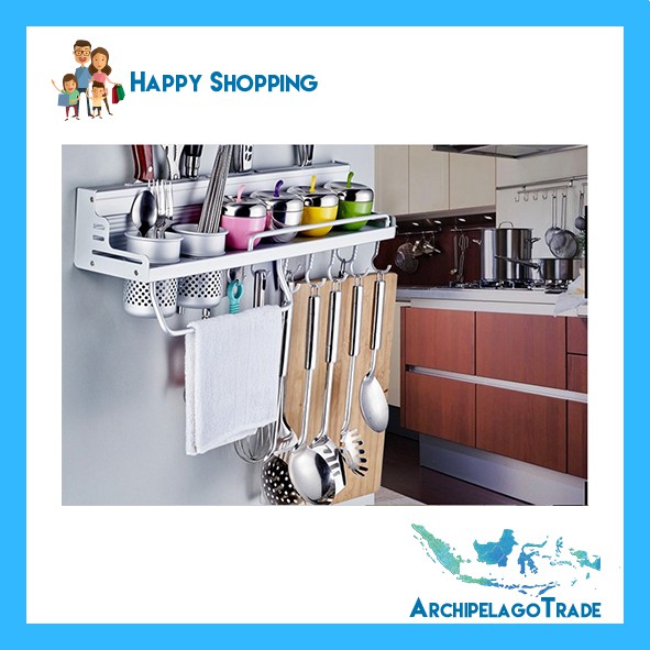 Rak Dinding Dapur Aluminium