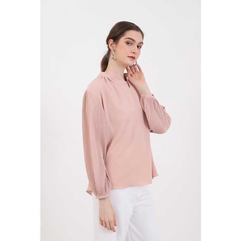 Berrybenka - Atasan Blouse Wanita Sofia Muhayya Puffsleeve Tops-1