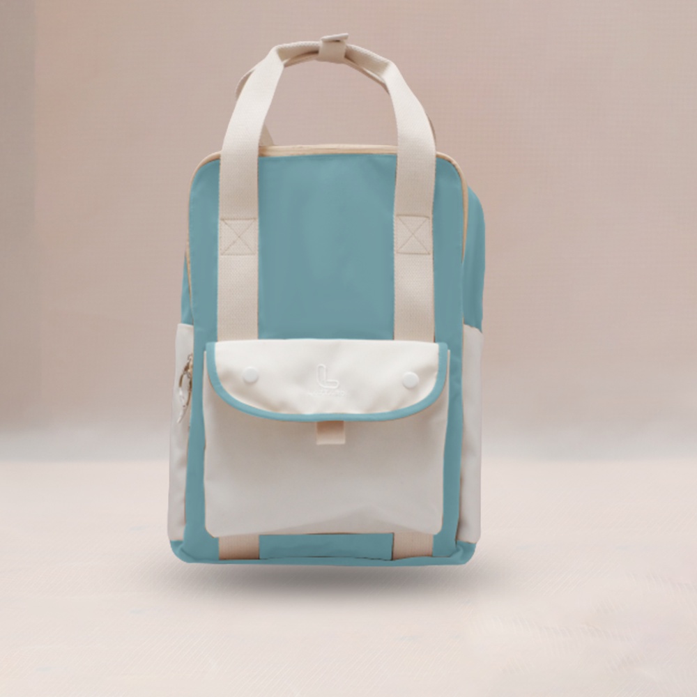 YEPPO SEA EMERALD |MNM X LAZZARDI| Tas Ransel Punggung Wanita Backpack Tas Jinjing ORIGINAL - FREE RAINCOVER