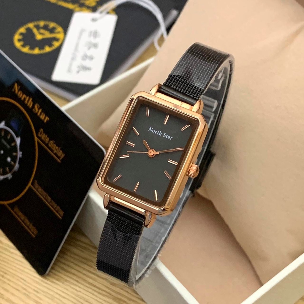 JAM TANGAN WANITA ORIGINAL NORTH STAR NT-778 STAINLEST