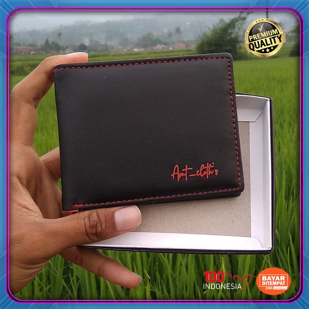 AMT Cloth's Fashion Dompet Pria distro Bahan Kulit PVC Premium Synthetic Leather