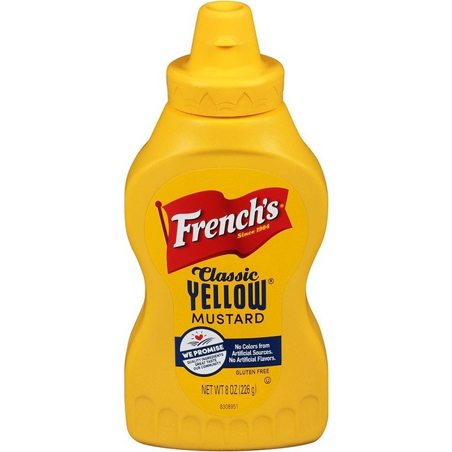 

mustard french's 8oz 226 gr