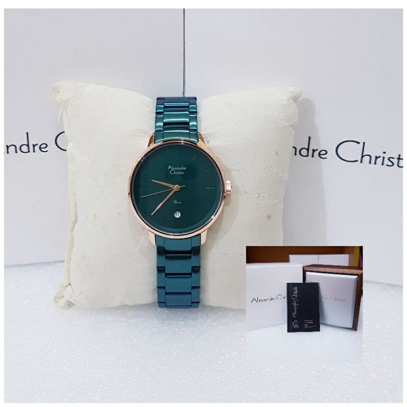 alexandre christie 2955 wanita analog klasik simple dan elegant model terbaru