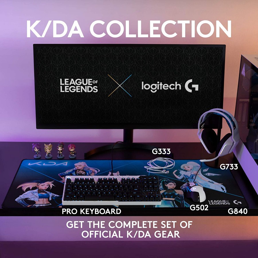 Logitech G Pro K/DA RGB TKL Mechanical Gaming Keyboard