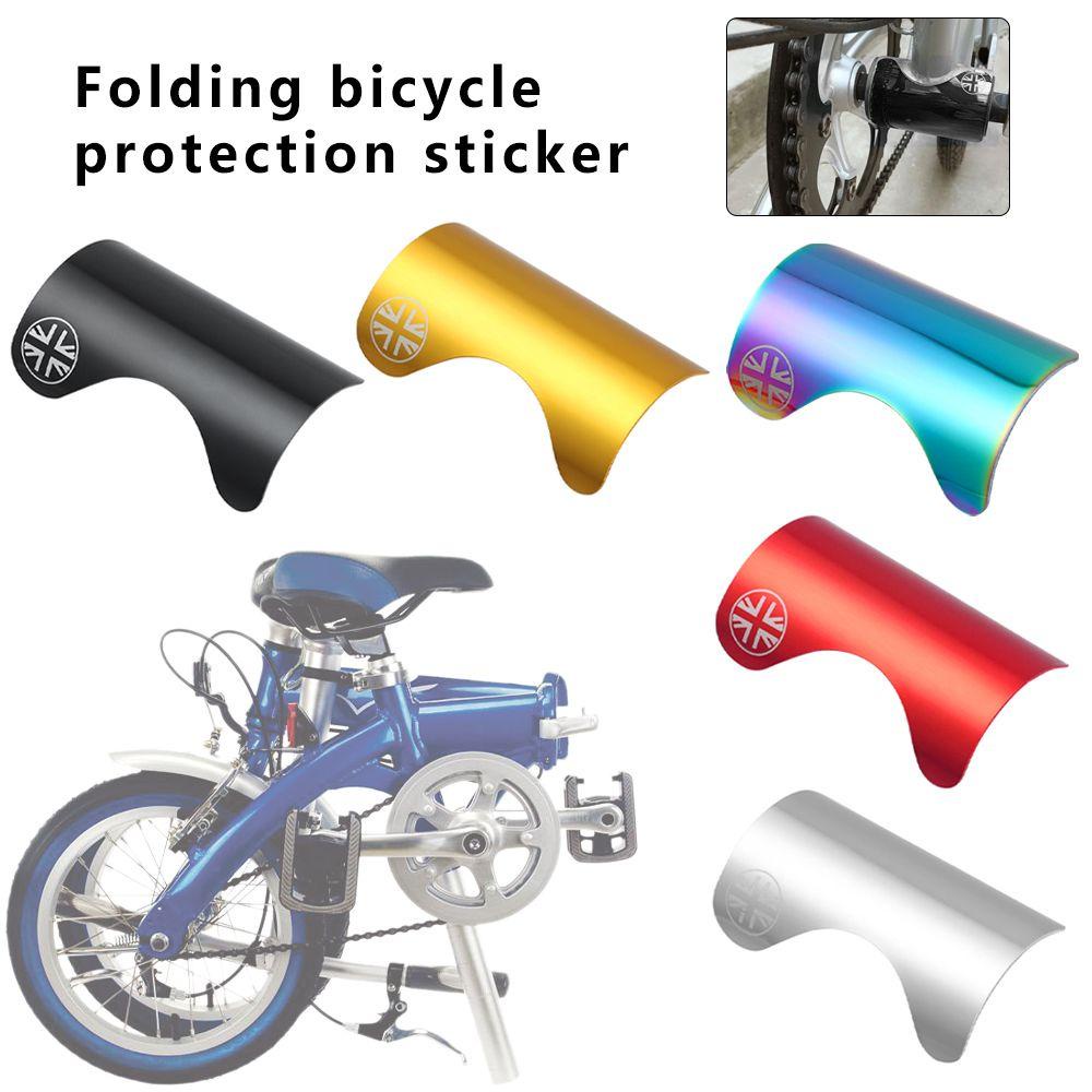 Populer Bracket Protect Sticker Multicolor Aluminium Alloy Perlengkapan Bersepeda Pelindung Rangka Bawah