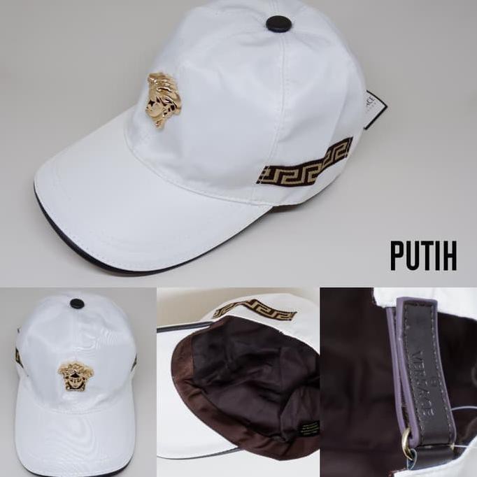 BARU TOPI PRIA MURAH~ TOPI GIANI VERSACE MEDUSA LOGO IMPORT PREMIUM QUALITY EKONOMIS