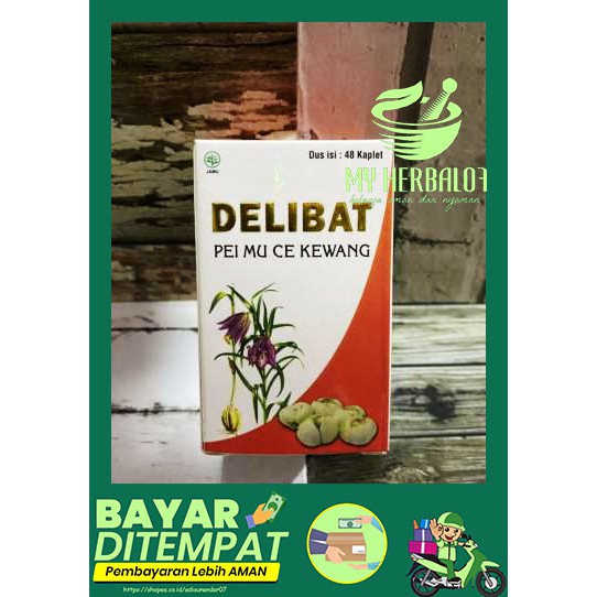 DELIBAT OBAT BATUK DEWASA BERDAHAK, OBAT BATUK KERING, OBAT ASMA/SESAK NAFAS HERBAL COD