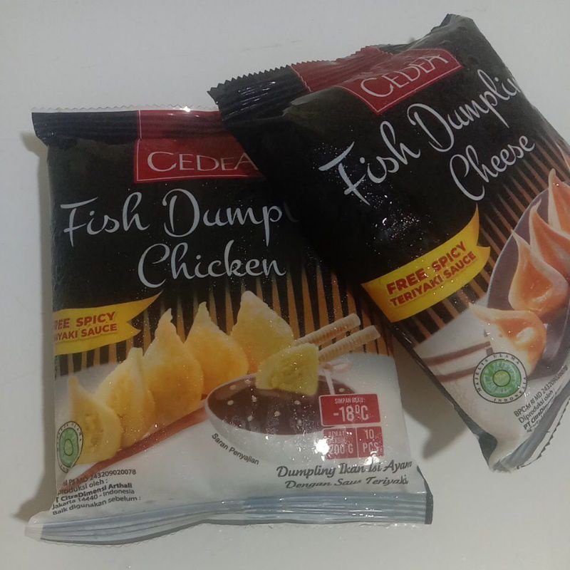 

DUMPLING IKAN CEDEA ISI KEJU & AYAM 200 GR ISI 10 PCS