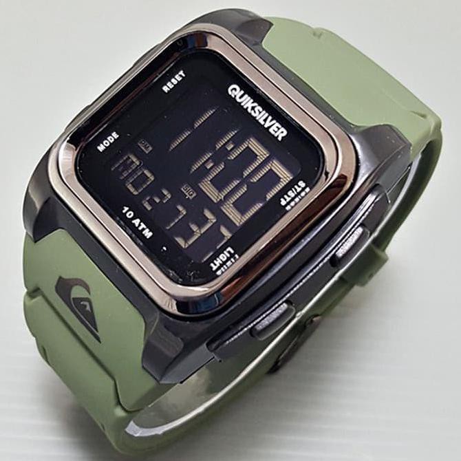 ONSALE Jam Tangan Pria / Cowok Quiksilver Rubber Kotak