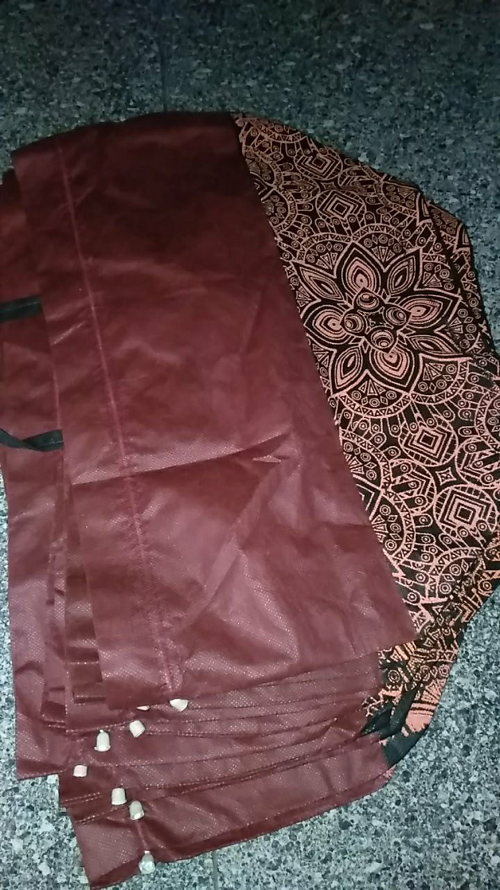 Tas Hajatan Serut Maroon Batik 22