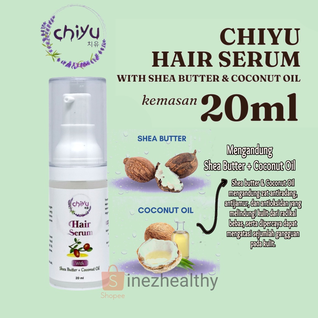 Chiyu Serum Rambut Rontok Hair Treatment | Perawatan Rambut Rontok | Serum Penumbuh Rambut Anti Ketombe | Obat Kutu Rambut Original Bpom