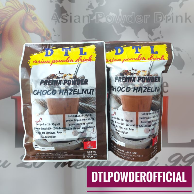 

BUBUK MINUMAN PREMIX RASA CHOCO HAZELNUT/ POWDER DRINK
