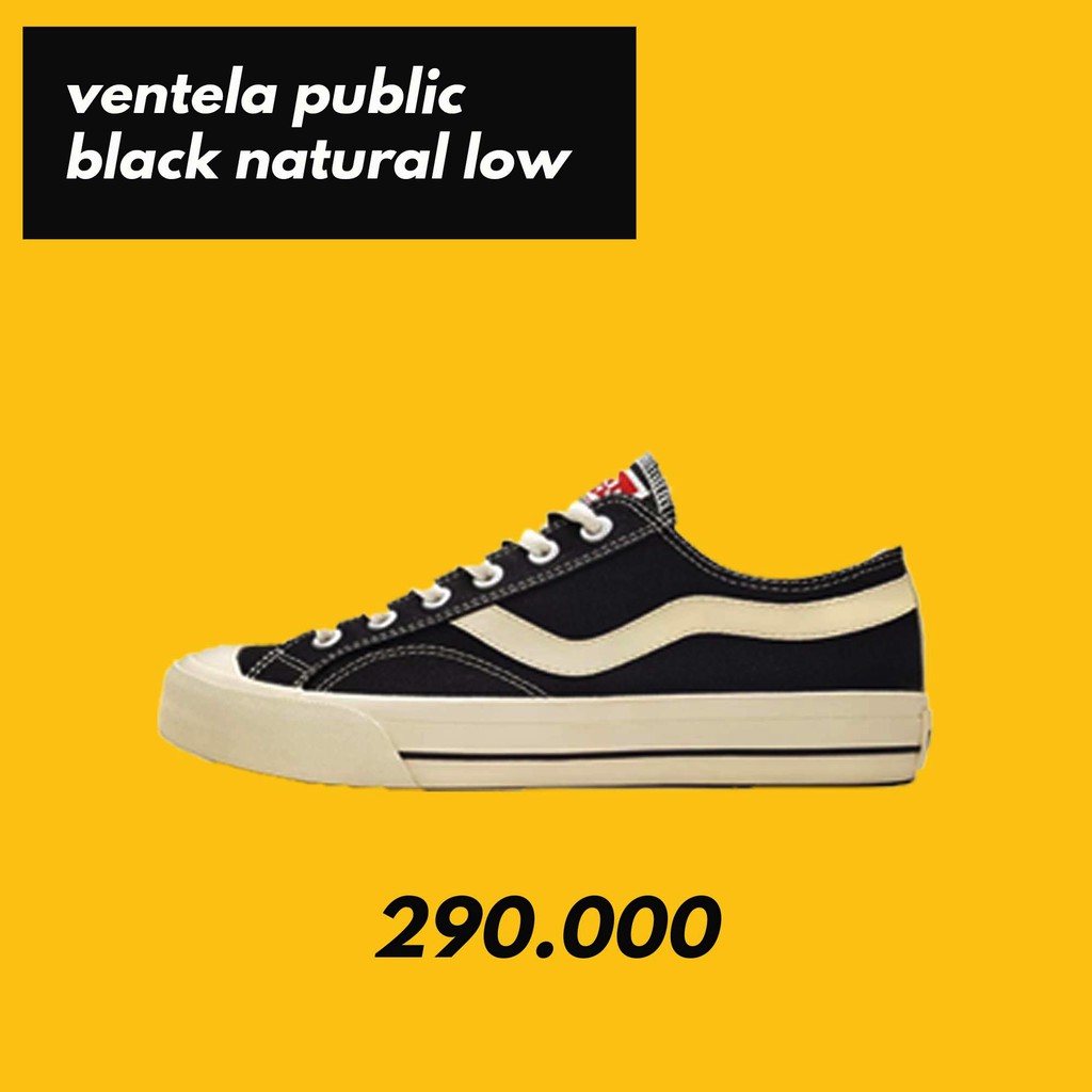 Vantela Public Black Natural Low