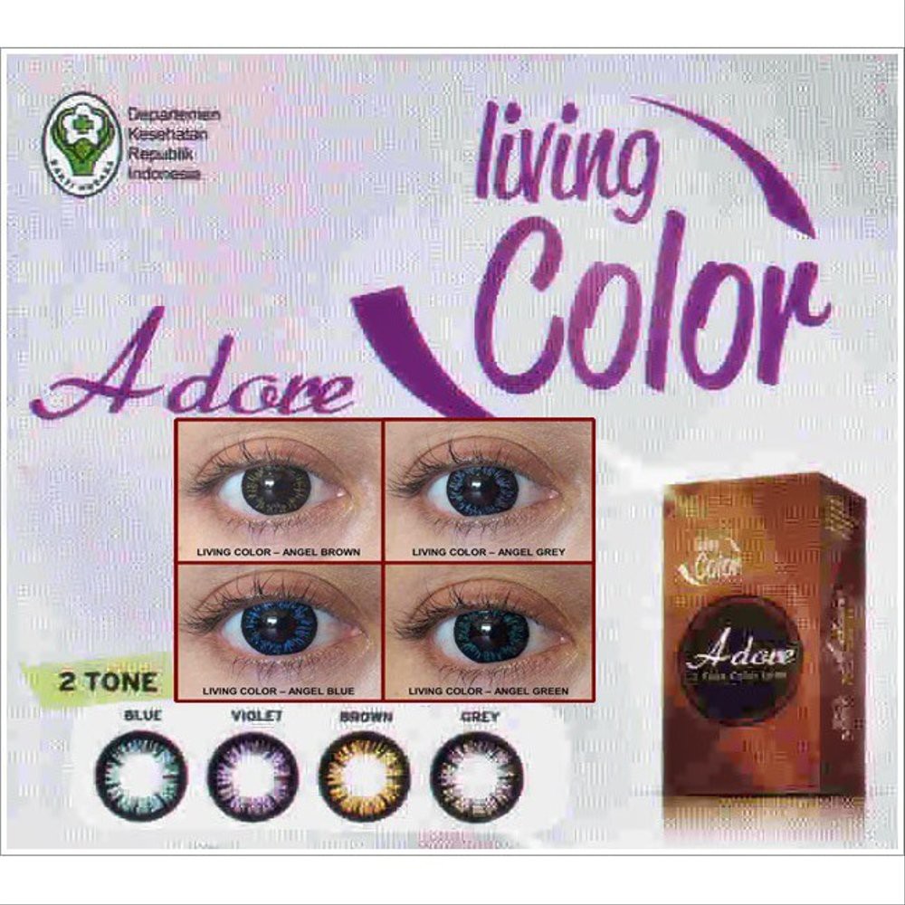 ❤ RATU ❤ Softlens Adore Normal | Soflens Adore By Living Color Big Eyes Dia 14.4mm