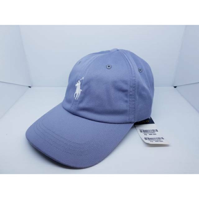 Topi POLO Abu Leather Strap Original