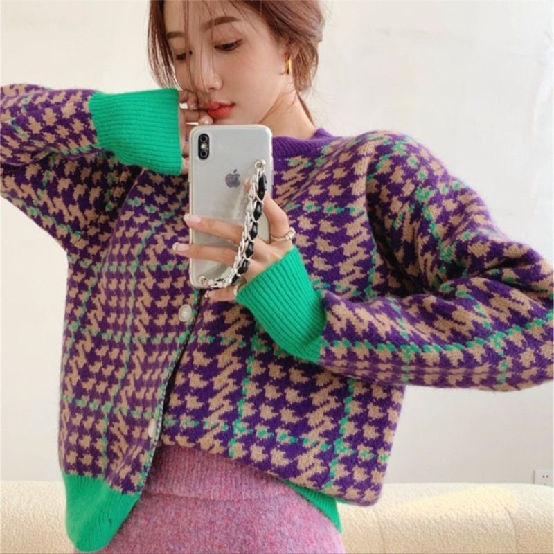 M FESYEN LECE KOREAN CARDIGAN IMPORT KNIT RAJUT OOTD KOREAN STYLE CARDIGAN JUMBO OVERSIZE KOREA CARD