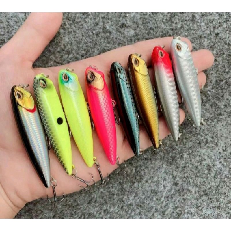 lure pencil wtd|umpan mancing casting gabus|casting hampala