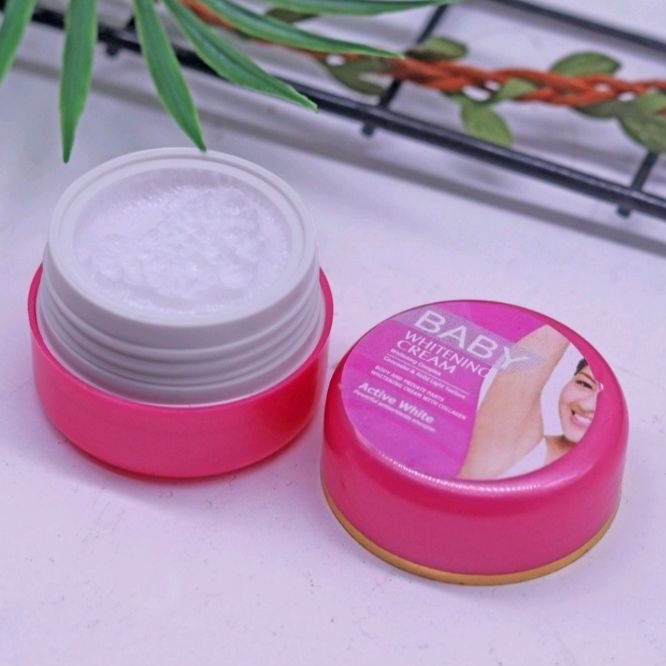 Baby Whitening Cream / Krim Pemutih Badan Leher Ketiak Selangkangan / Krim Pencerah Area Tubuh Gelap / Krim Pemutih Lipatan Gelap