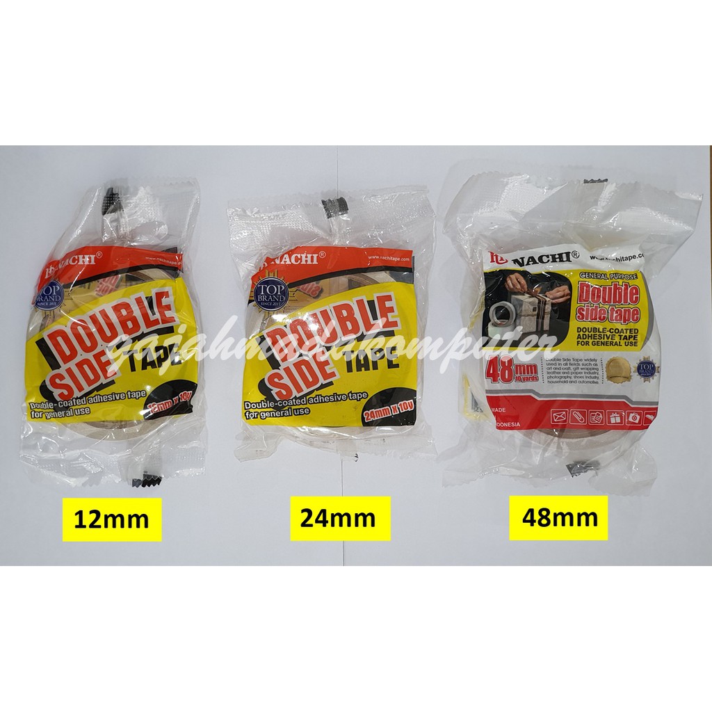 

Isolasi Double Dobel Tape 6 12 24 48 mm NACHI